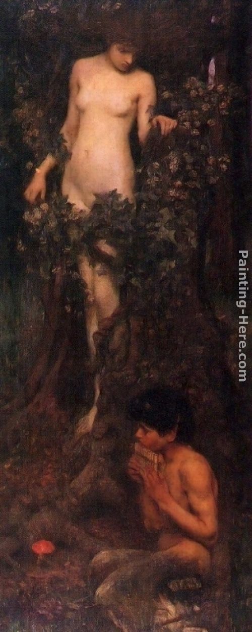 The Hamadryad painting - John William Waterhouse The Hamadryad art painting
